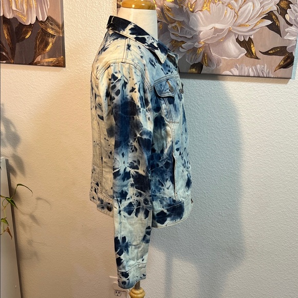 Lucky Brand Tie-Dye Denim Jacket - Picture 6 of 9